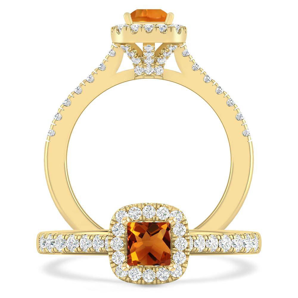 Yellow Gold - Citrine