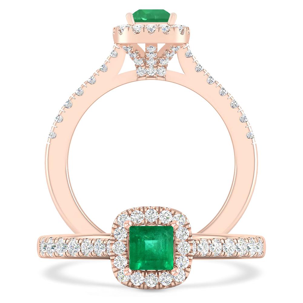 Rose Gold - Emerald