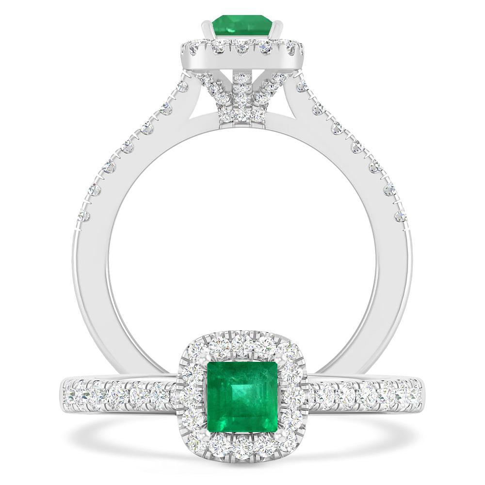 White Gold - Emerald