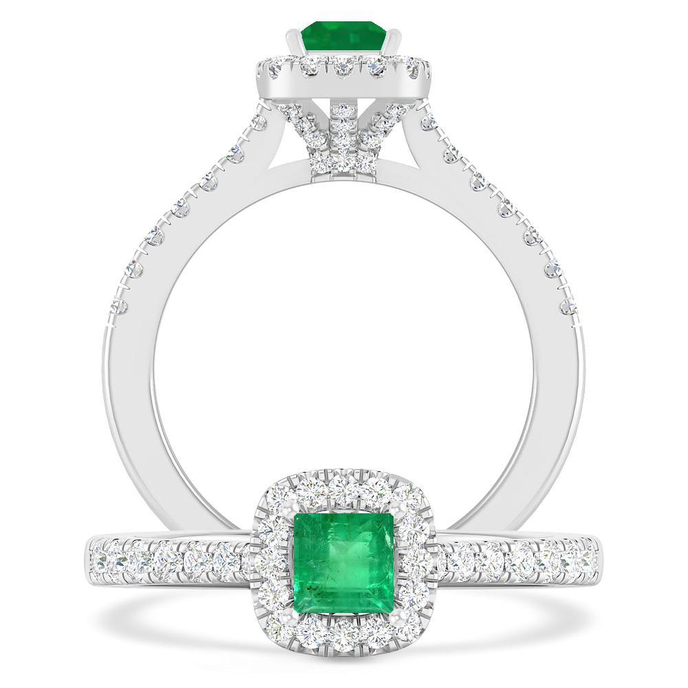 White Gold - Emerald