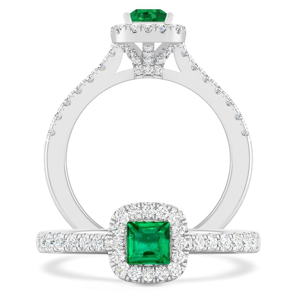 White Gold - Emerald