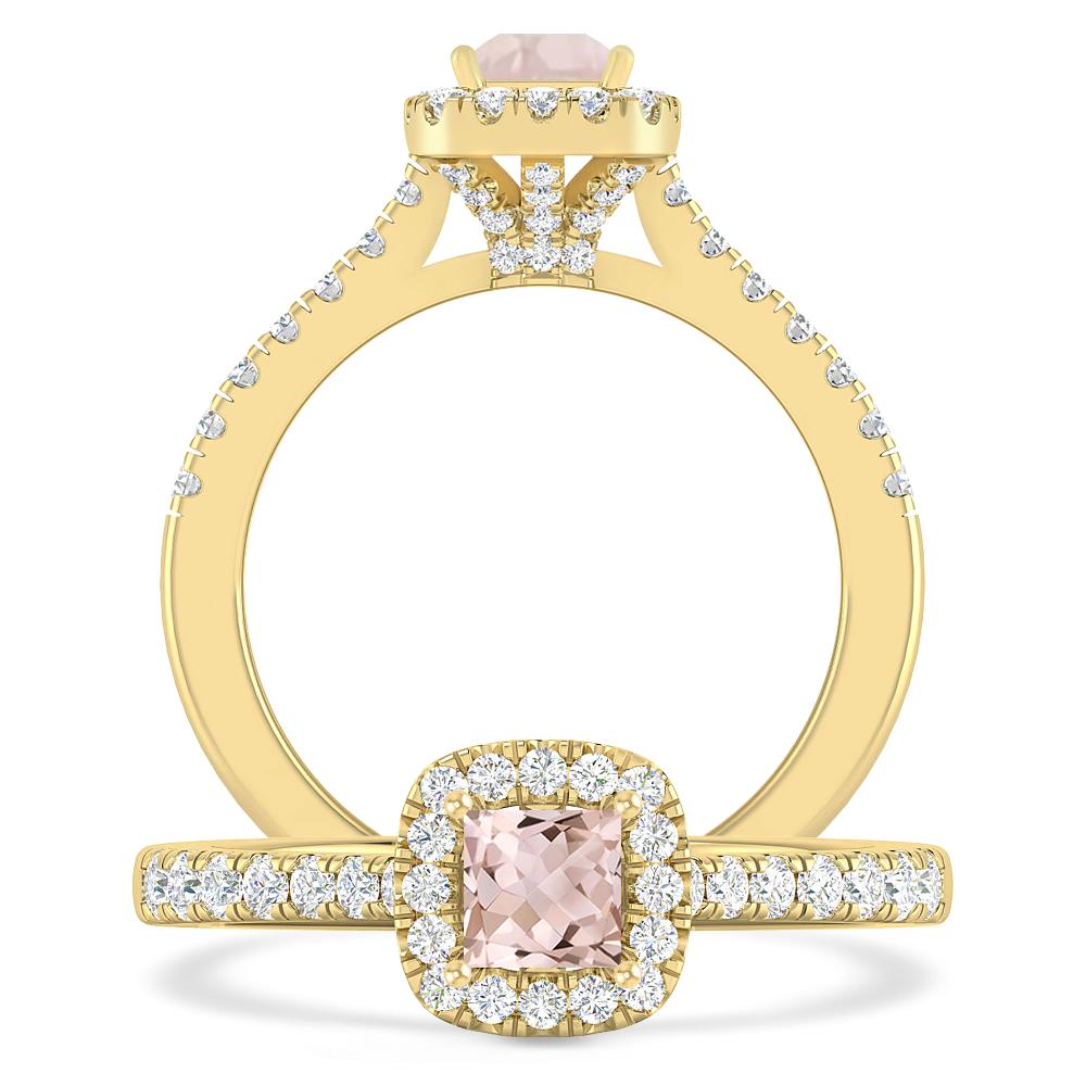 Yellow Gold - Morganite