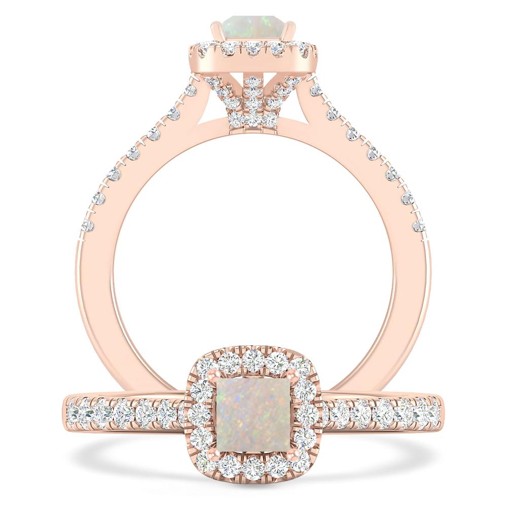 Rose Gold - Opal