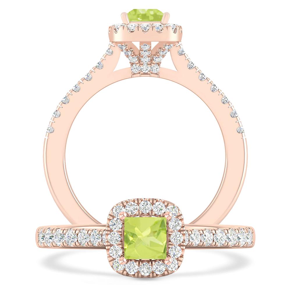 Rose Gold - Peridot