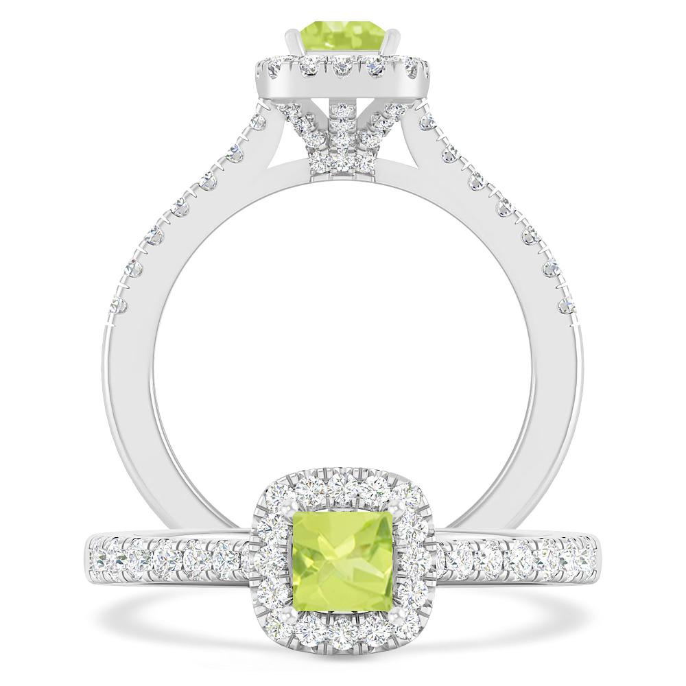 White Gold - Peridot