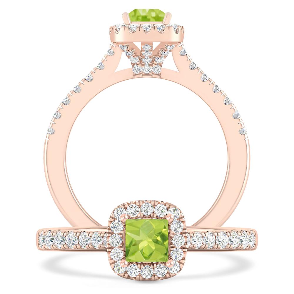 Rose Gold - Peridot