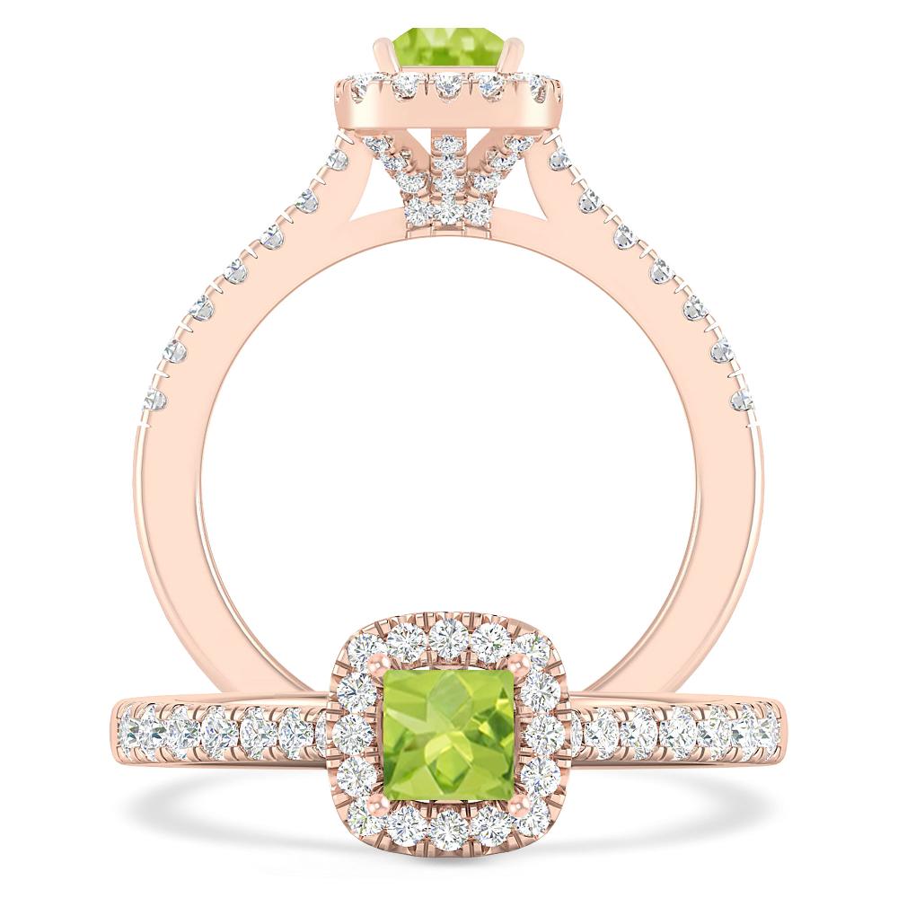 Rose Gold - Peridot