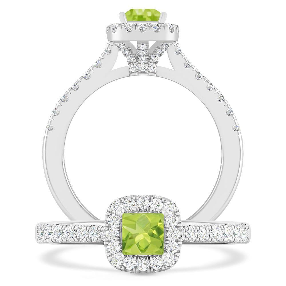 White Gold - Peridot