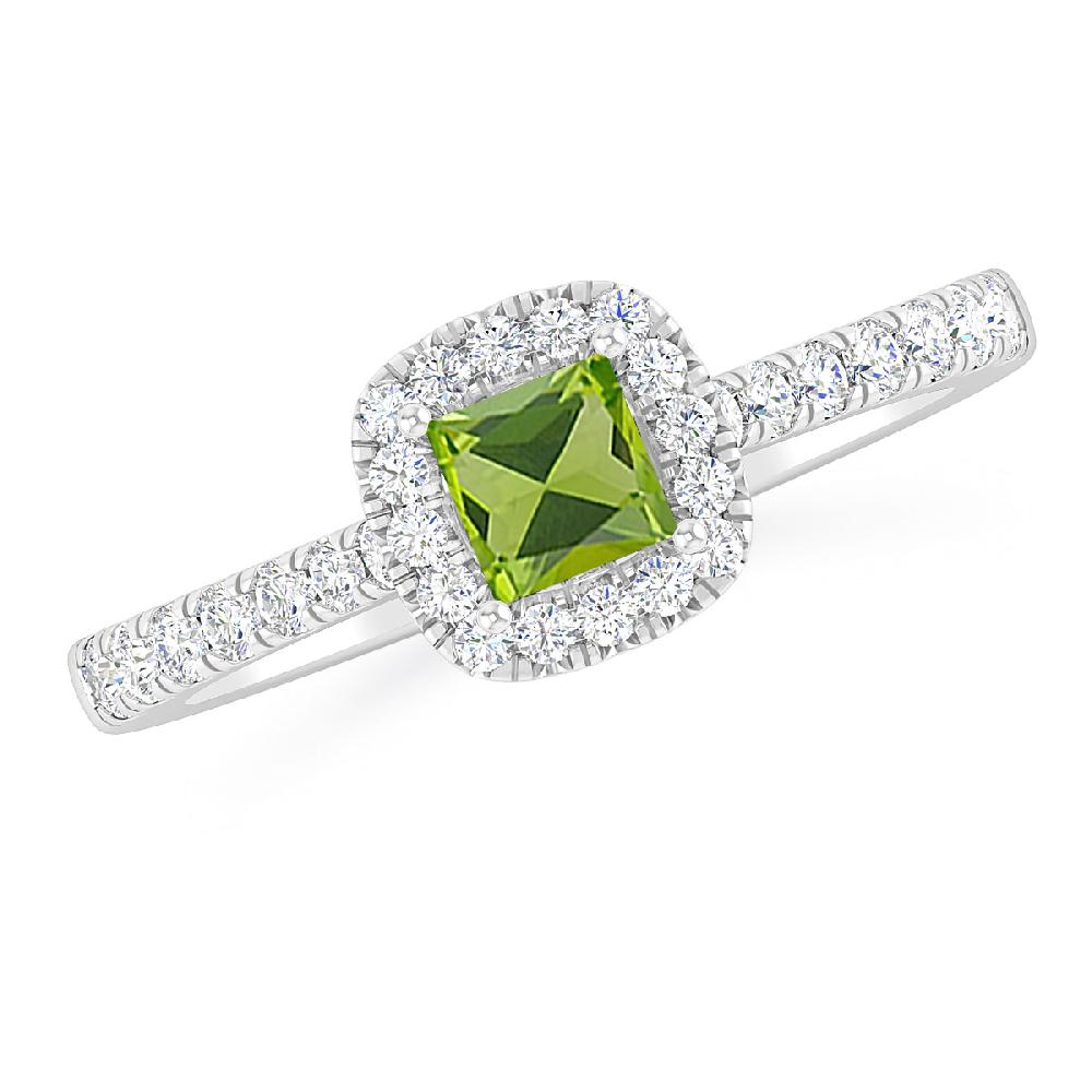 White Gold - Peridot