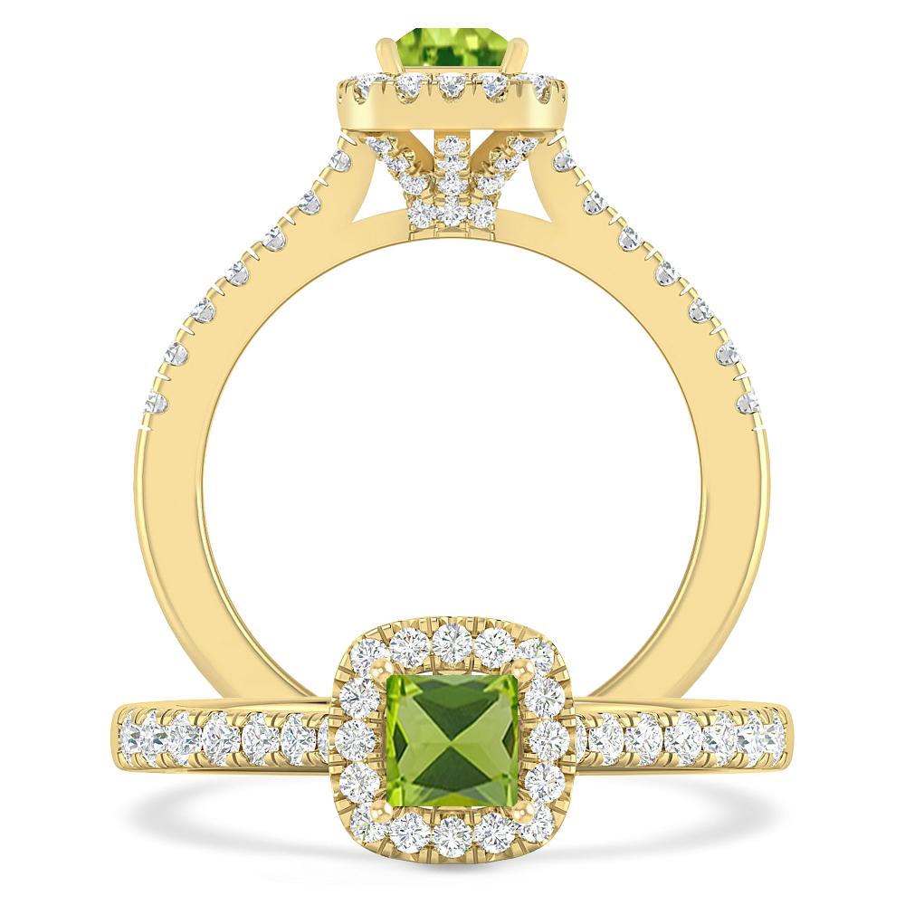 Yellow Gold - Peridot