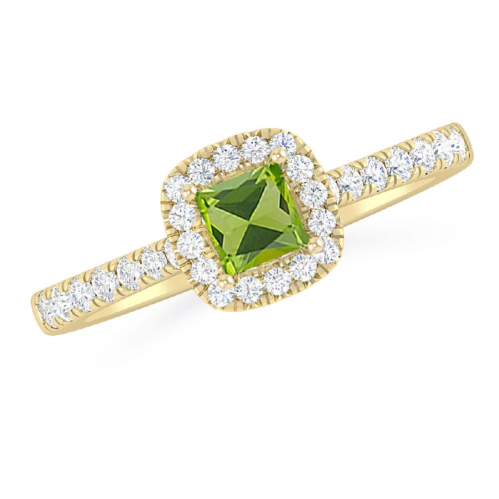 Yellow Gold - Peridot