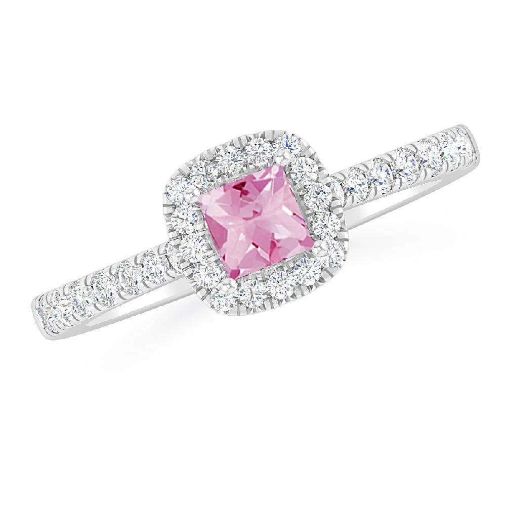 White Gold - Pink Tourmaline