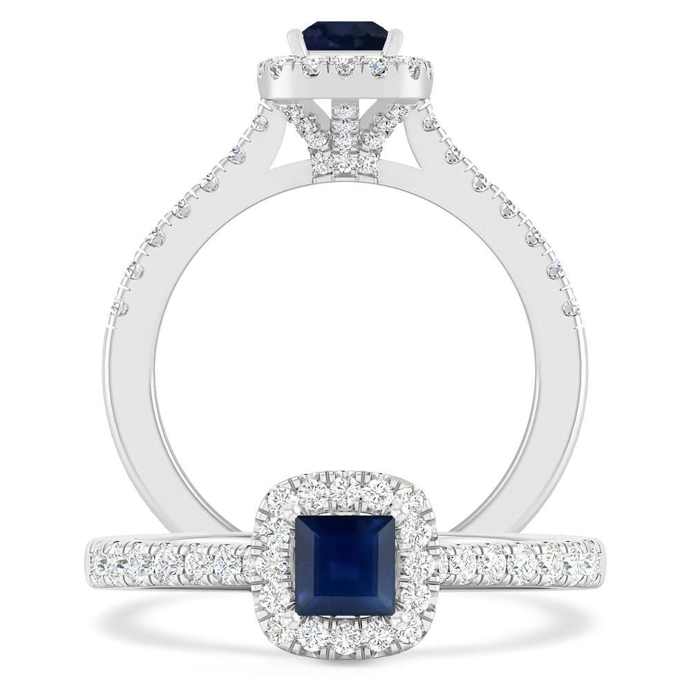 White Gold - Sapphire