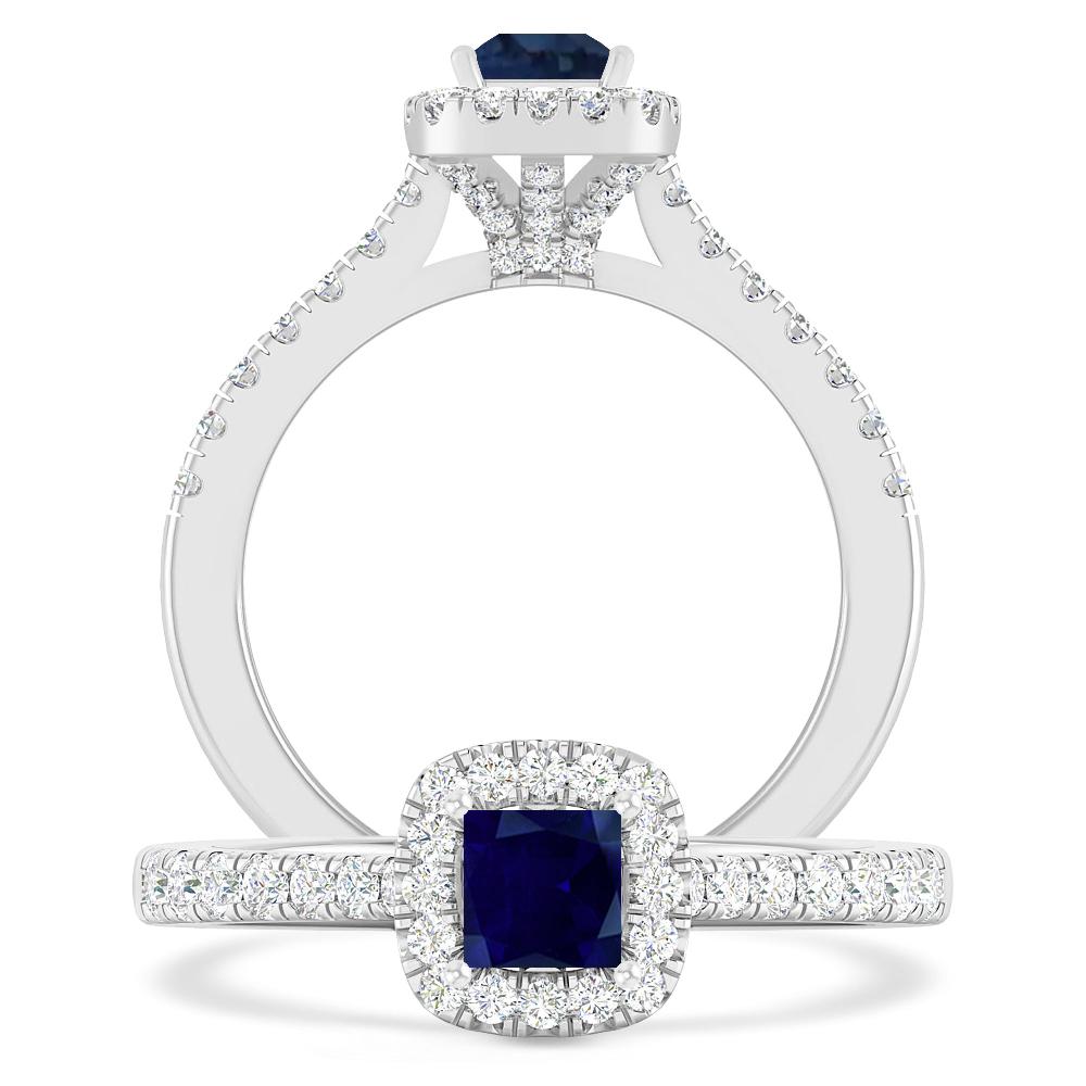 White Gold - Sapphire