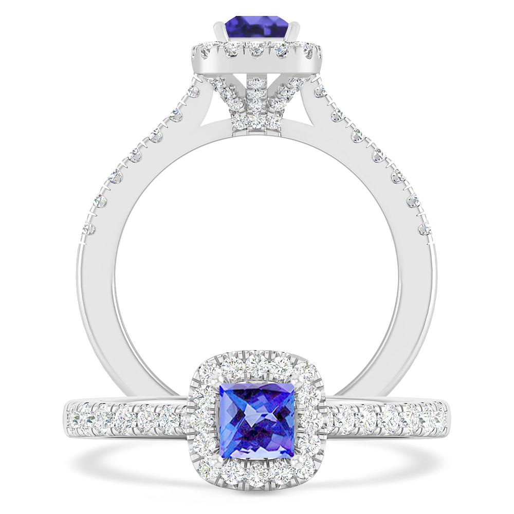 White Gold - Tanzanite