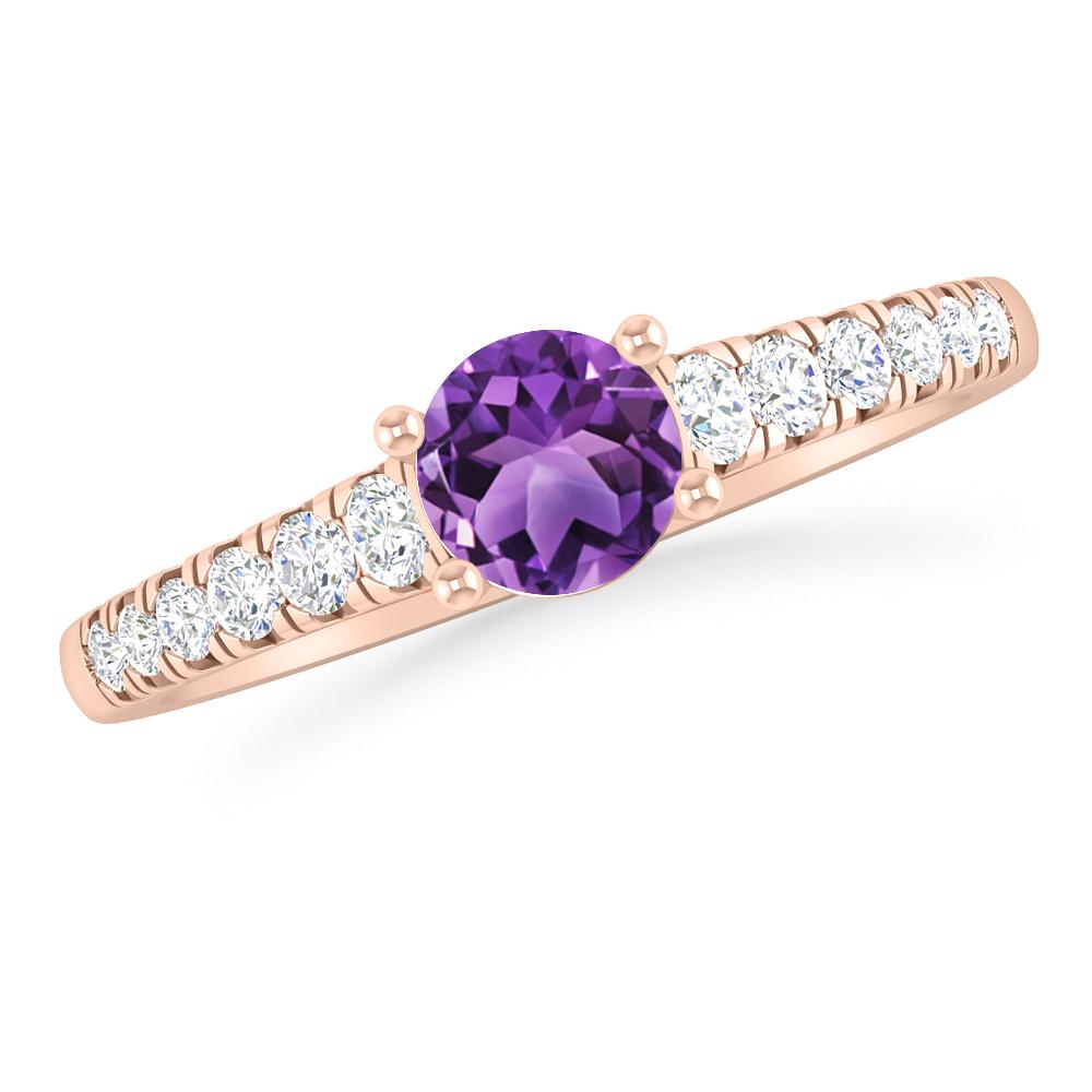 Rose Gold - Amethyst