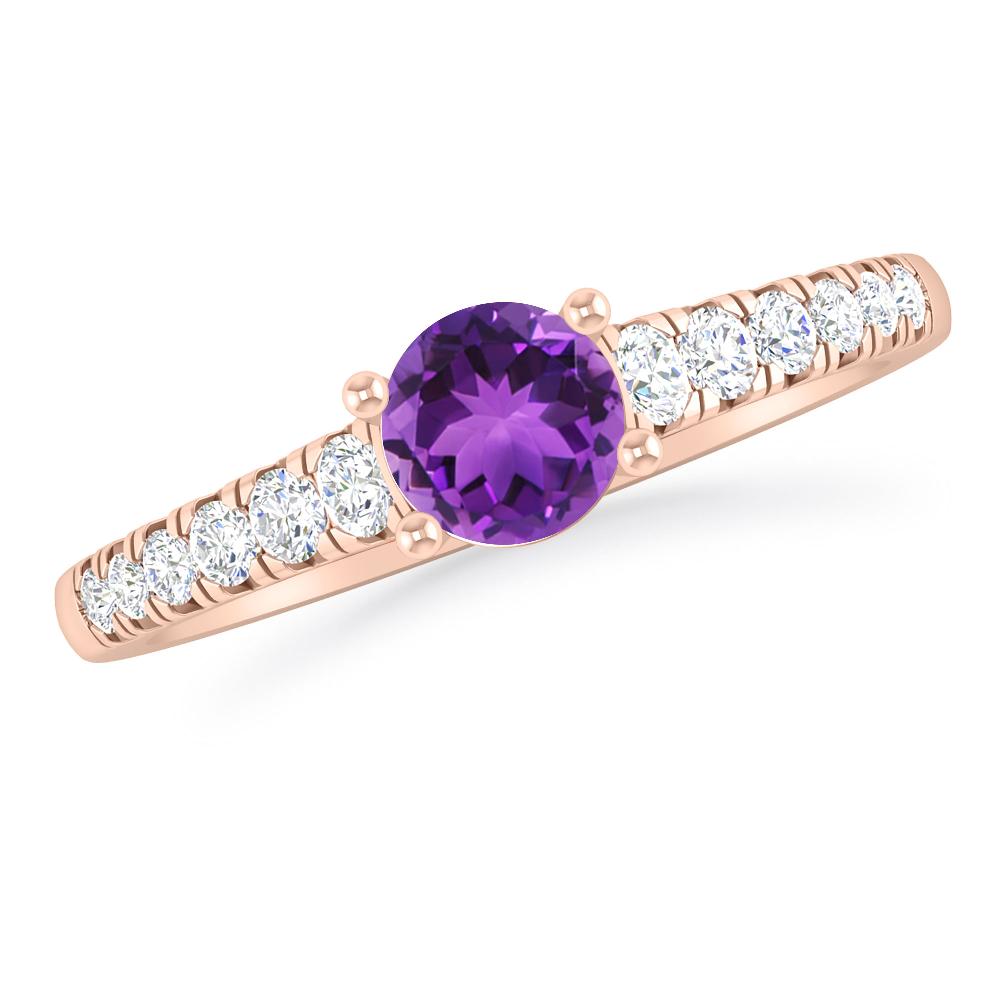 Rose Gold - Amethyst