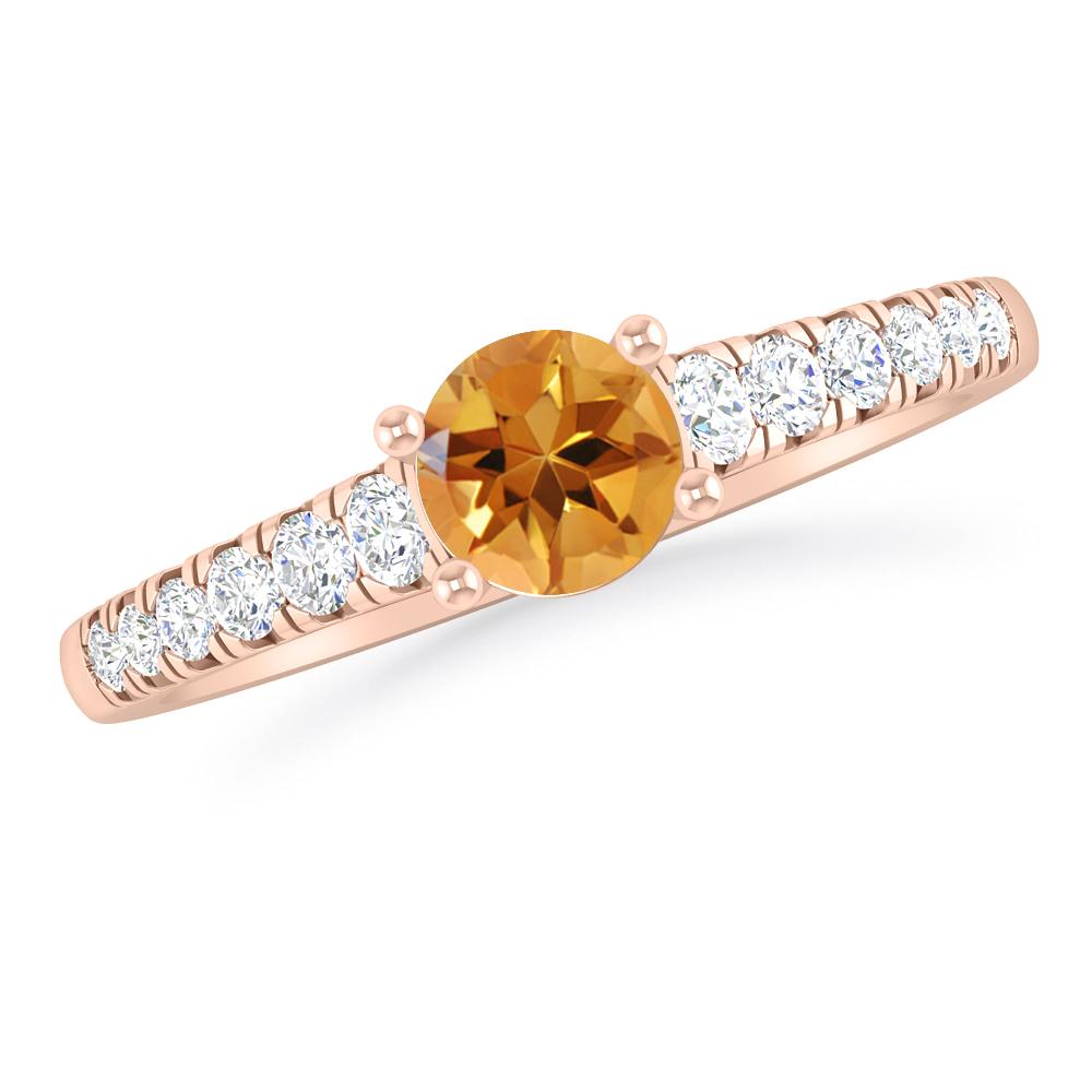 Rose Gold - Citrine