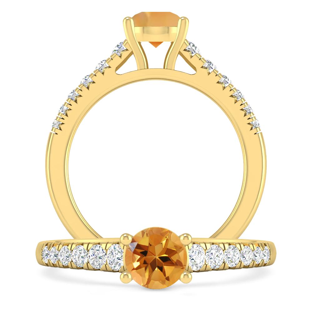 Yellow Gold - Citrine