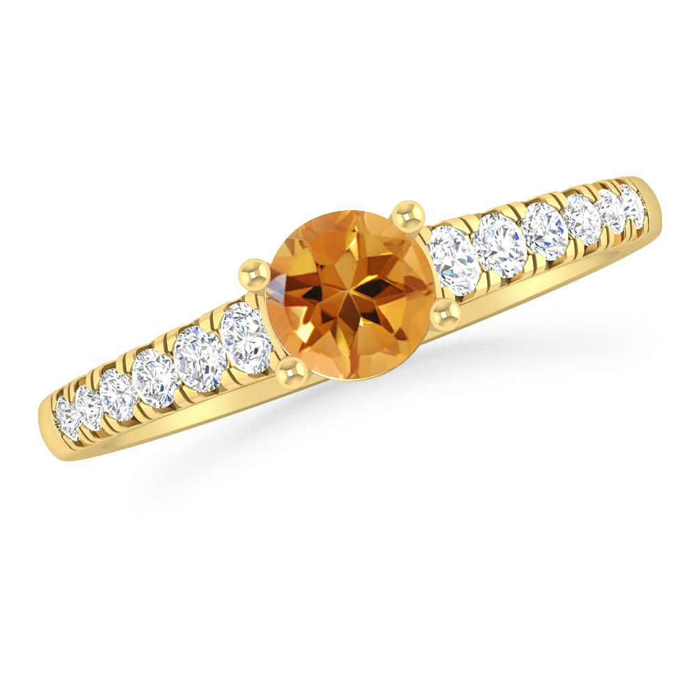 Yellow Gold - Citrine