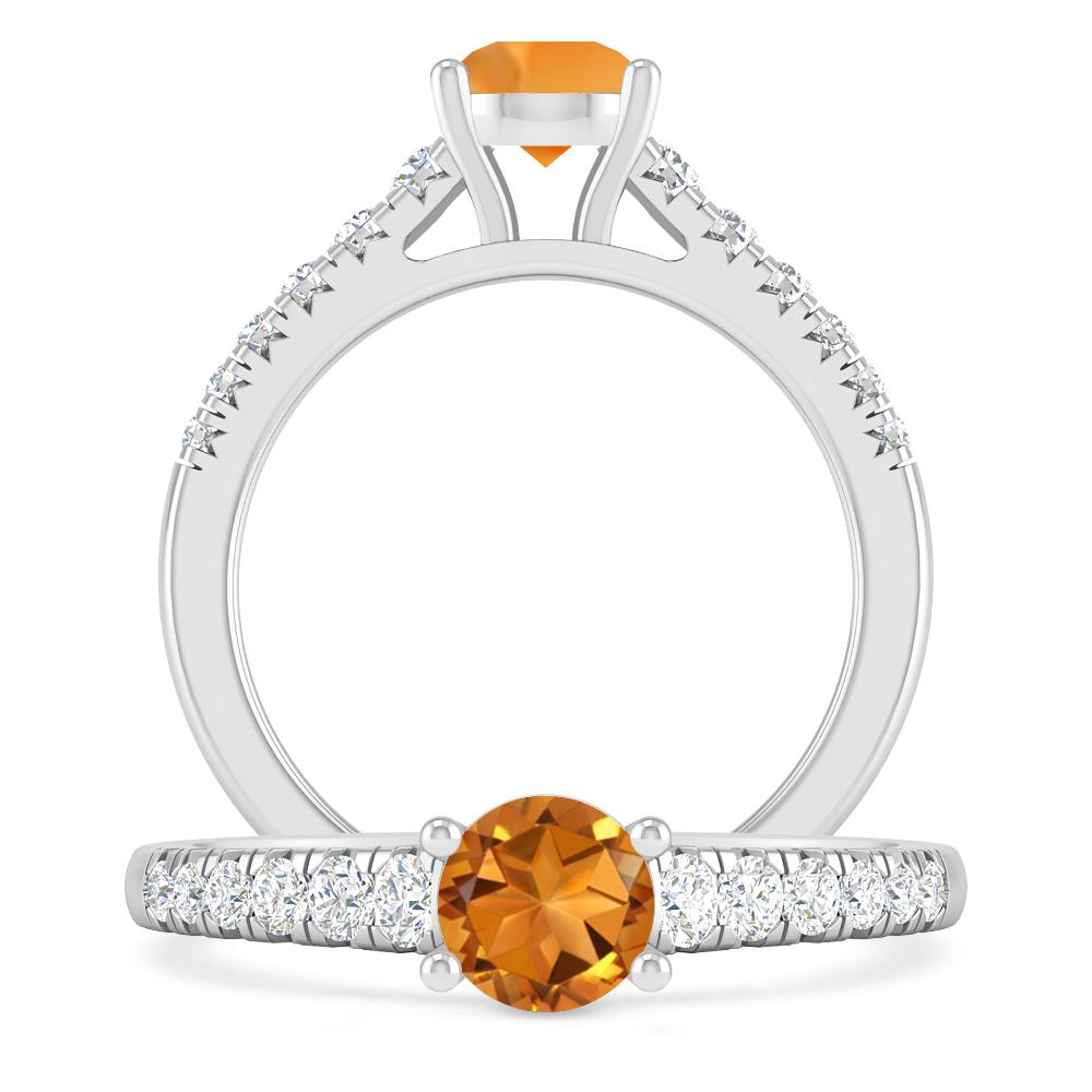 White Gold - Citrine