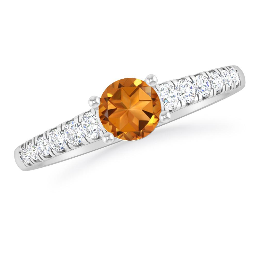 White Gold - Citrine