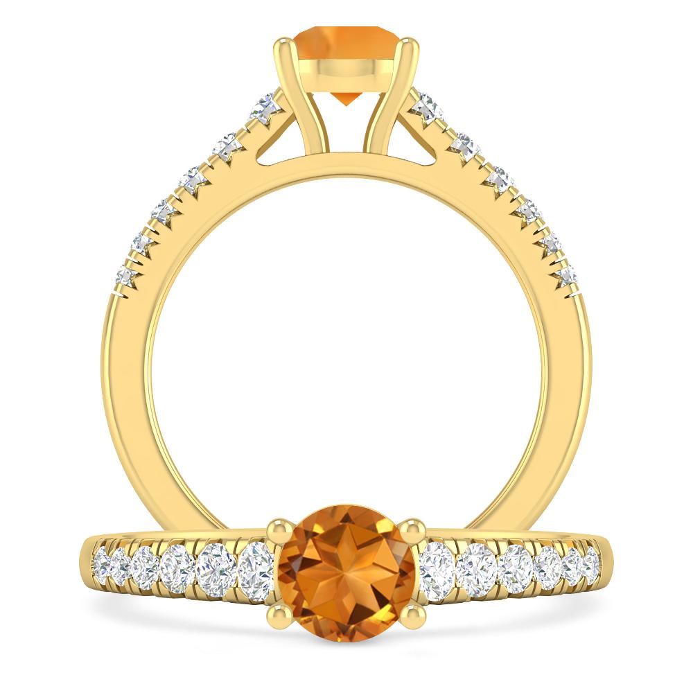 Yellow Gold - Citrine