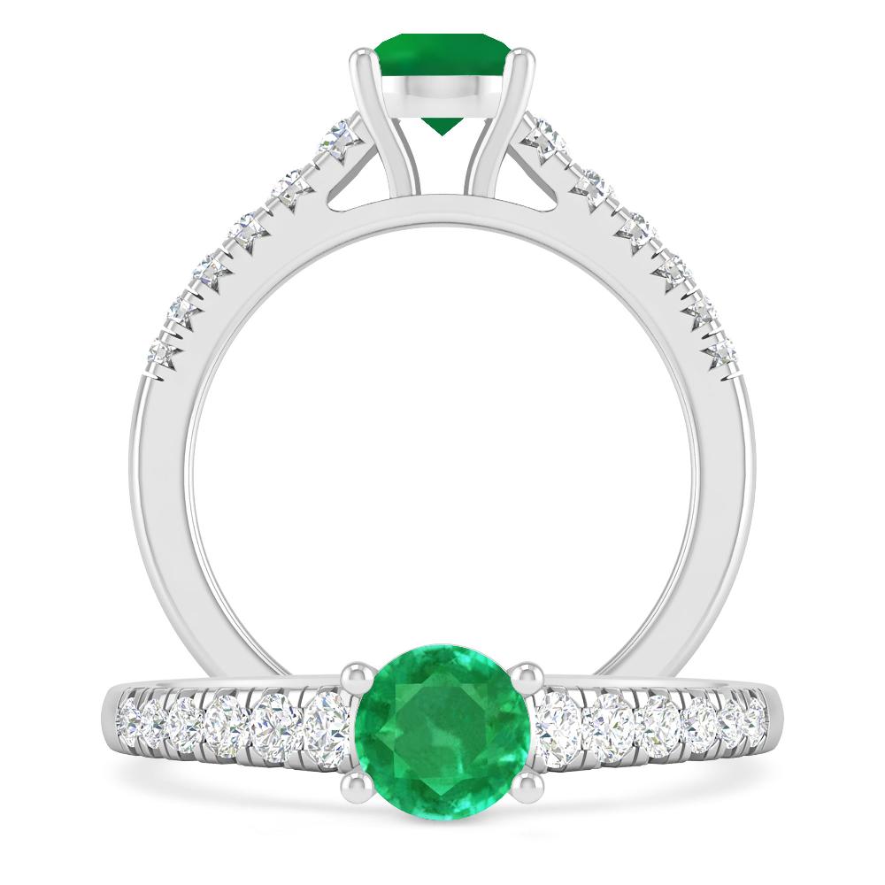 White Gold - Emerald