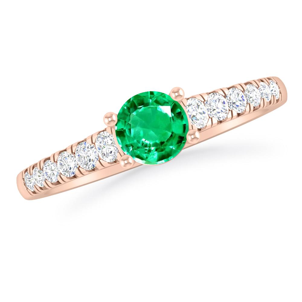 Rose Gold - Emerald