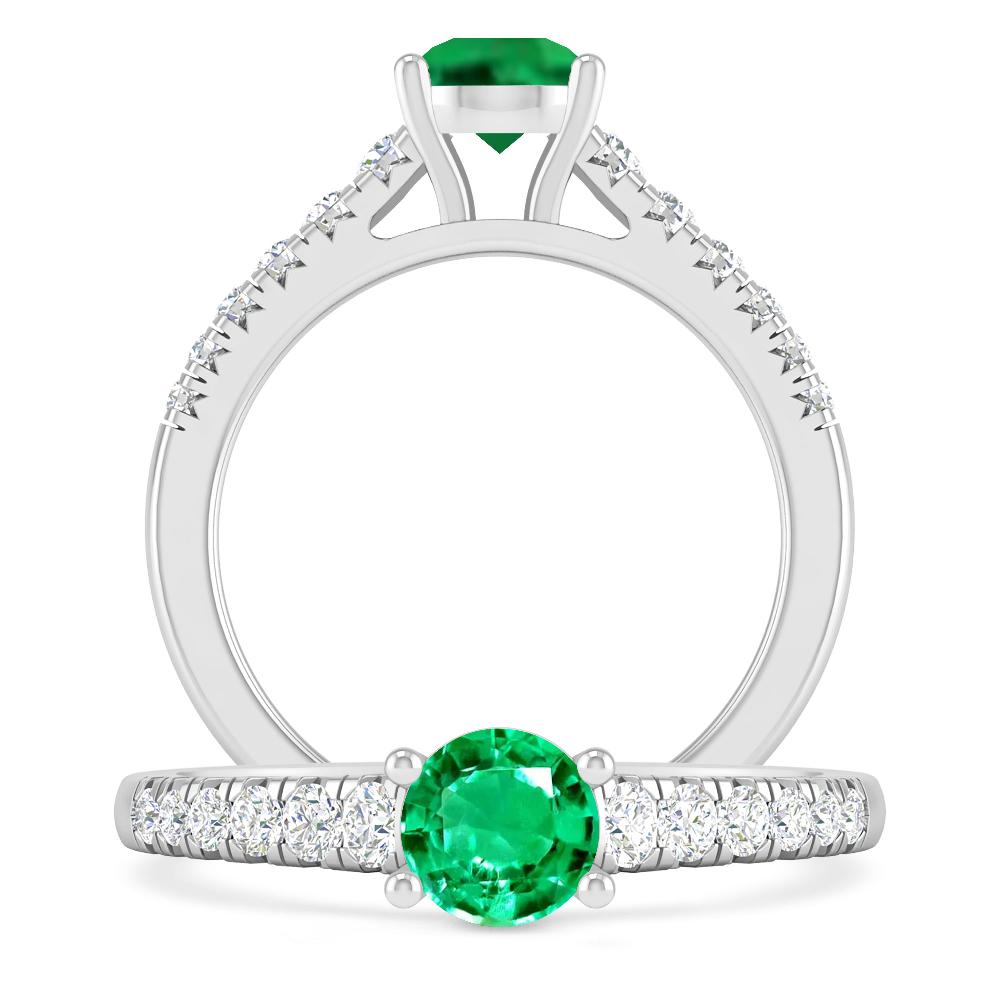 White Gold - Emerald