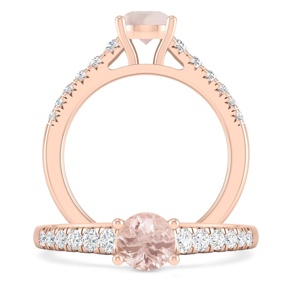 Rose Gold - Morganite