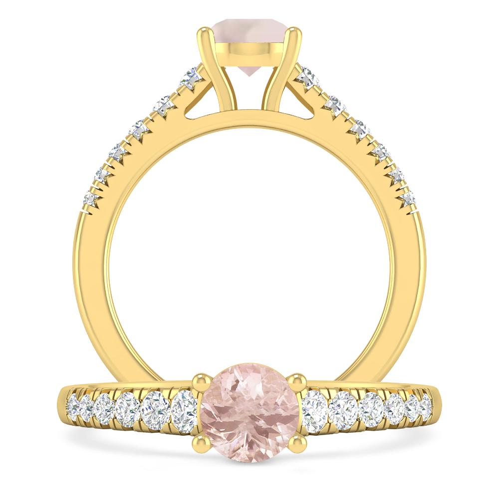 Yellow Gold - Morganite