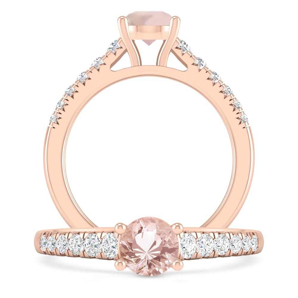 Rose Gold - Morganite