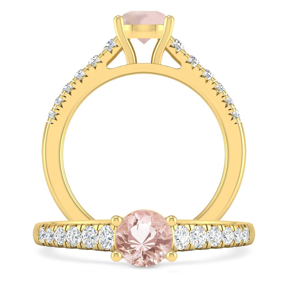 Yellow Gold - Morganite