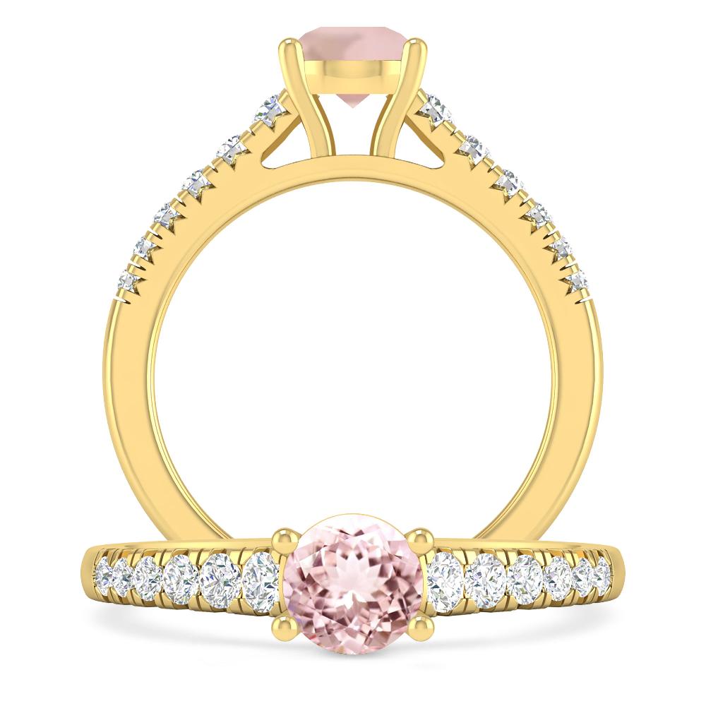 Yellow Gold - Morganite