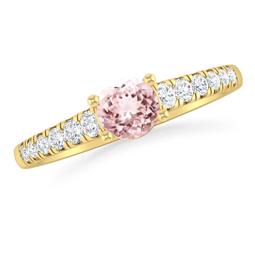 Yellow Gold - Morganite