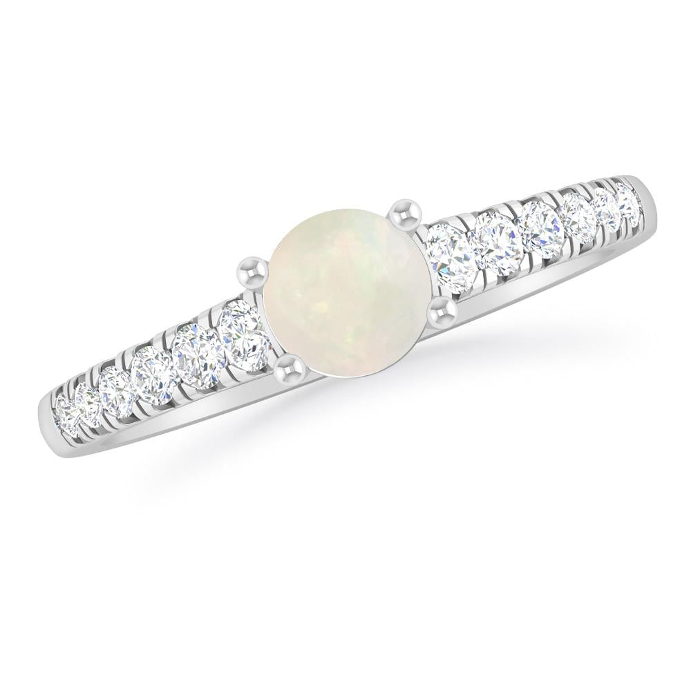 White Gold - Opal