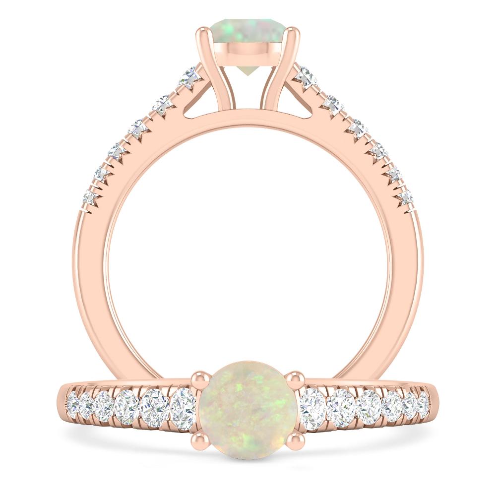 Rose Gold - Opal