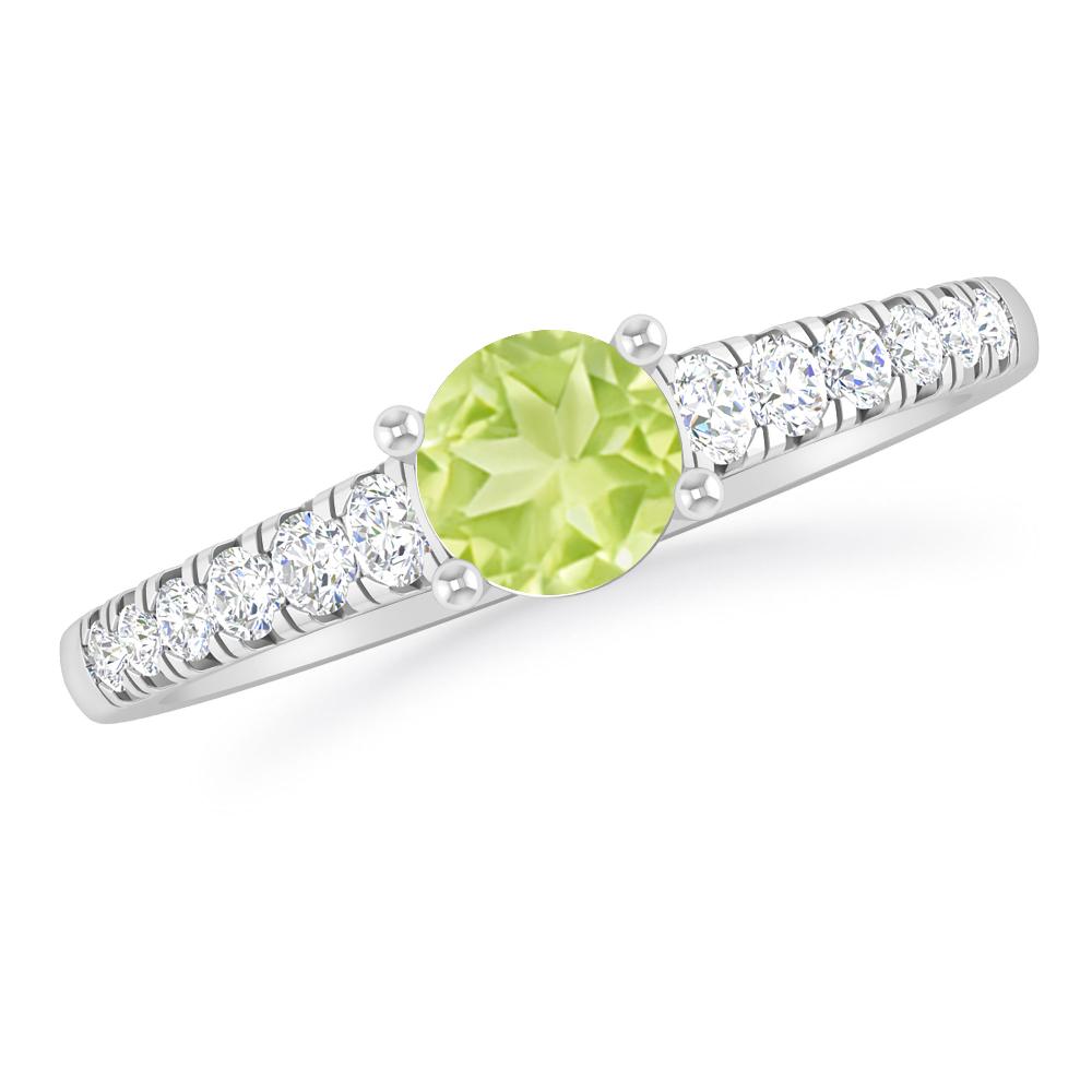 White Gold - Peridot