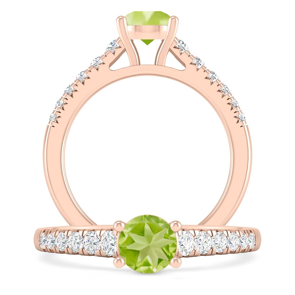 Rose Gold - Peridot