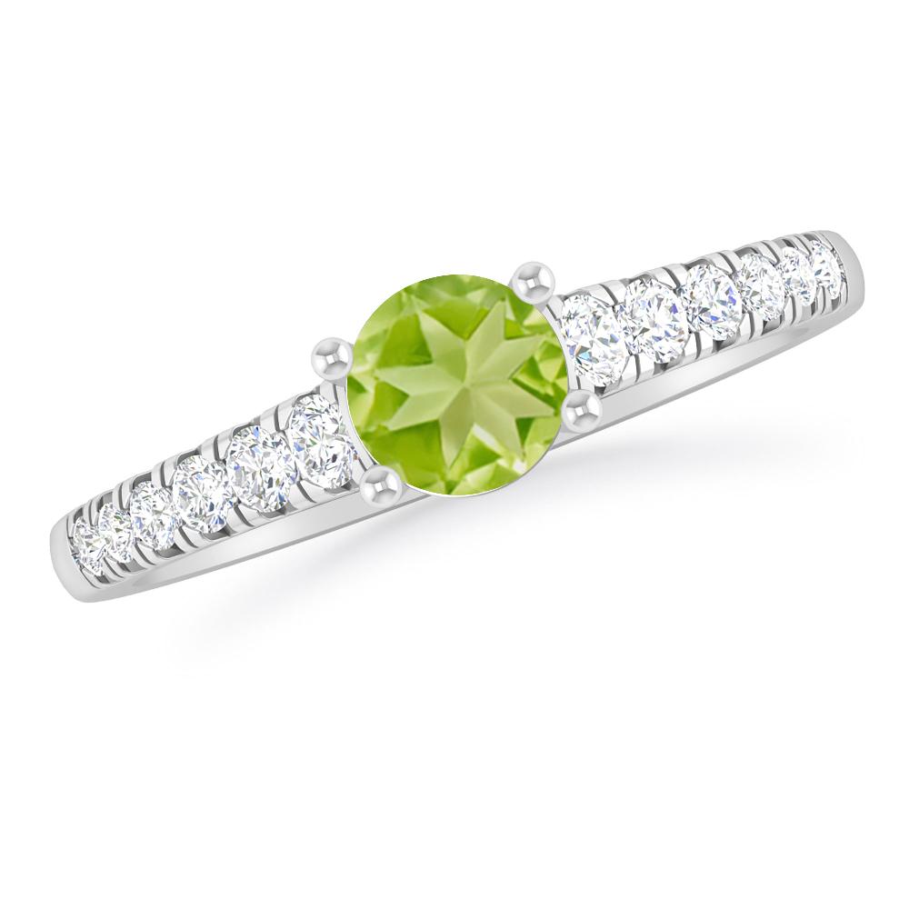 White Gold - Peridot