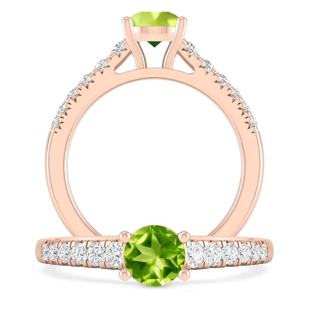 Rose Gold - Peridot