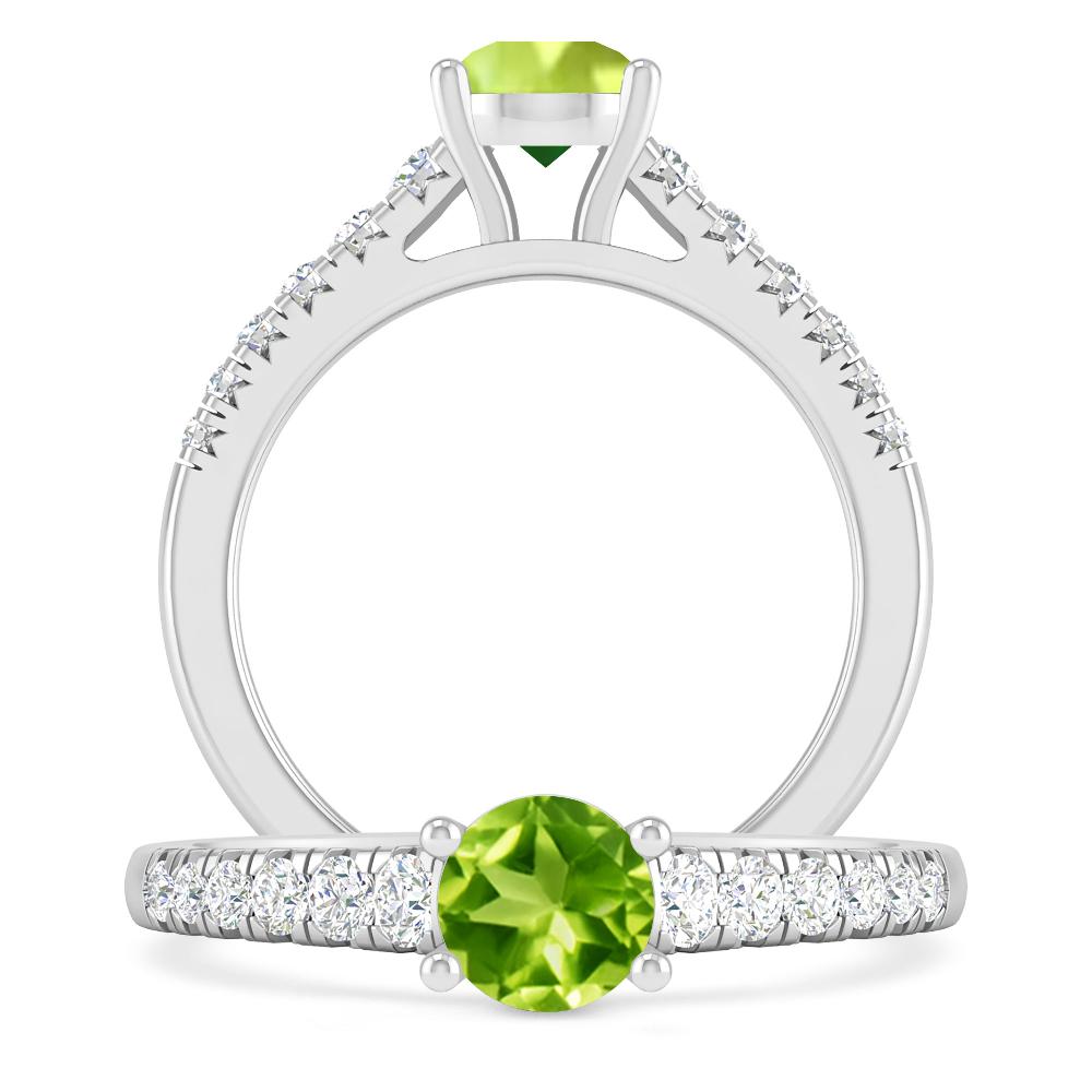 White Gold - Peridot