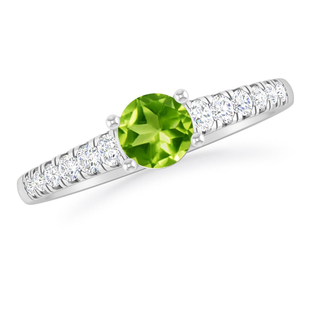 White Gold - Peridot