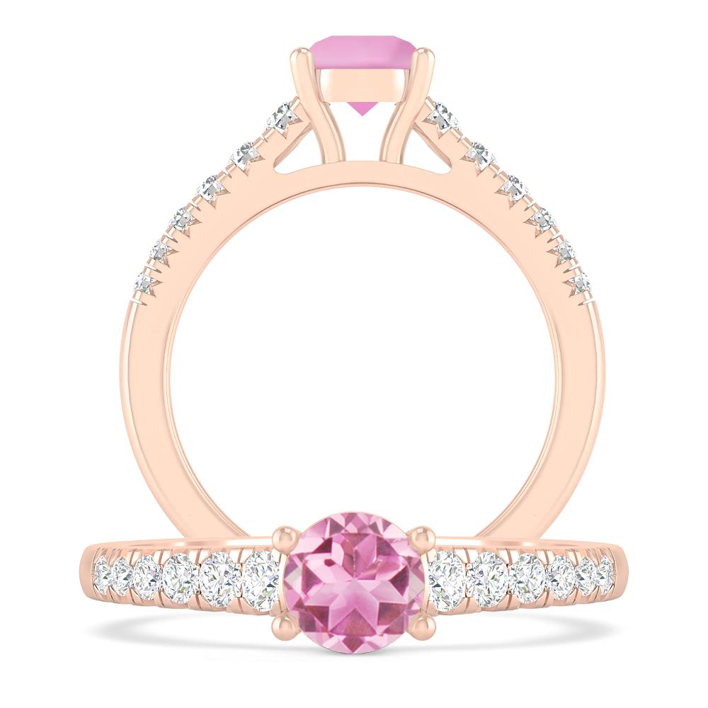 Rose Gold - Pink Tourmaline