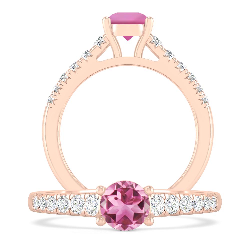 Rose Gold - Pink Tourmaline