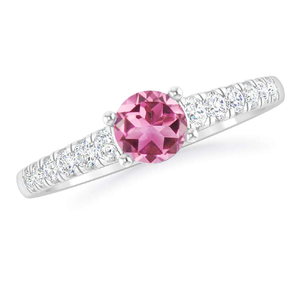 White Gold - Pink Tourmaline