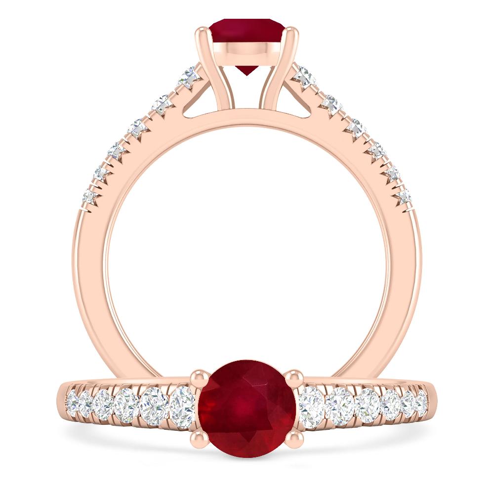 Rose Gold - Ruby