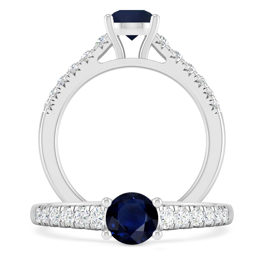 White Gold - Sapphire