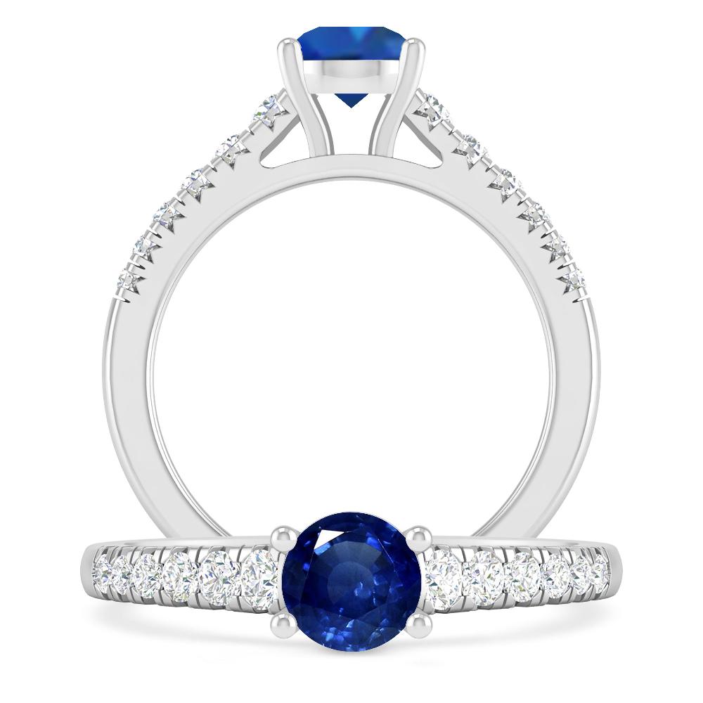 White Gold - Sapphire